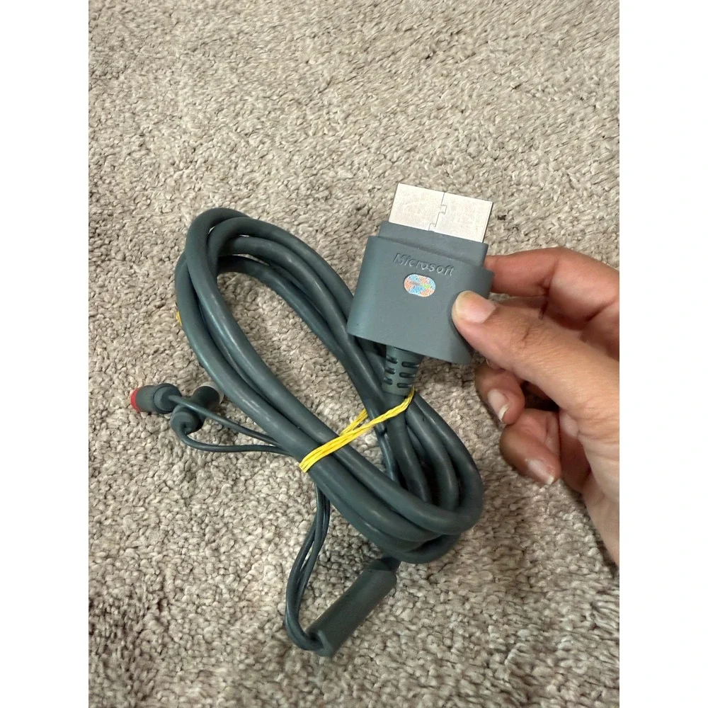 Microsoft‎ Xbox Original AV Cable Audio Video Cord Standard Definition OEM